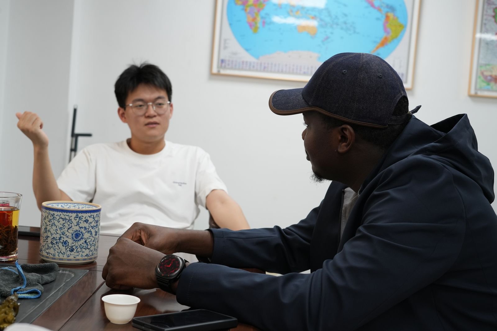 Rencontre avec un partenaire en Chine